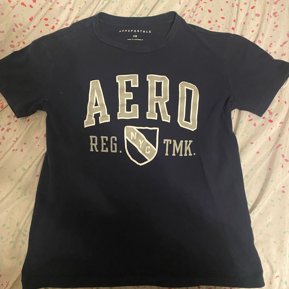 Navy Aeropostale shirt